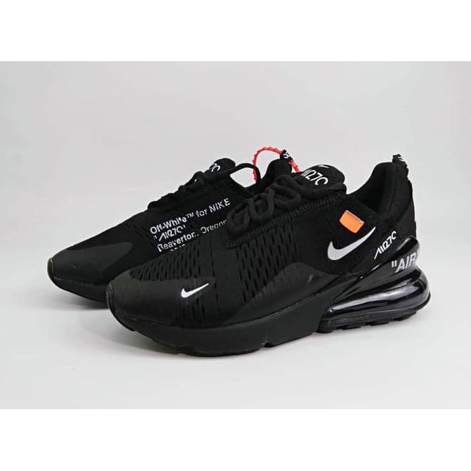 SUPER SALE Nike Air Max 270 Triple Black Off White High Premium Original Ready Stock