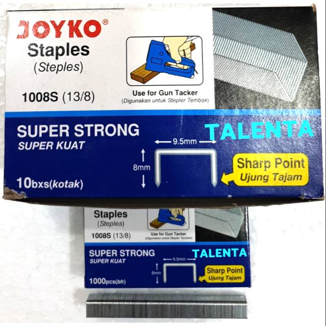 Isi Staples Tembak Gun Tacker Joyko 13/8