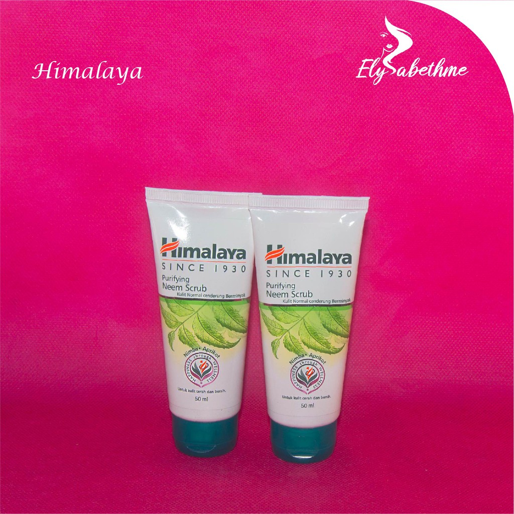 ✿ELYSABETHME✿ ᕼIᗰᗩᒪᗩYᗩ BUY 1 GET 1 himalaya neem face scrub scrubbing wajah angkat sel kulit mati untuk mengobati jerawat