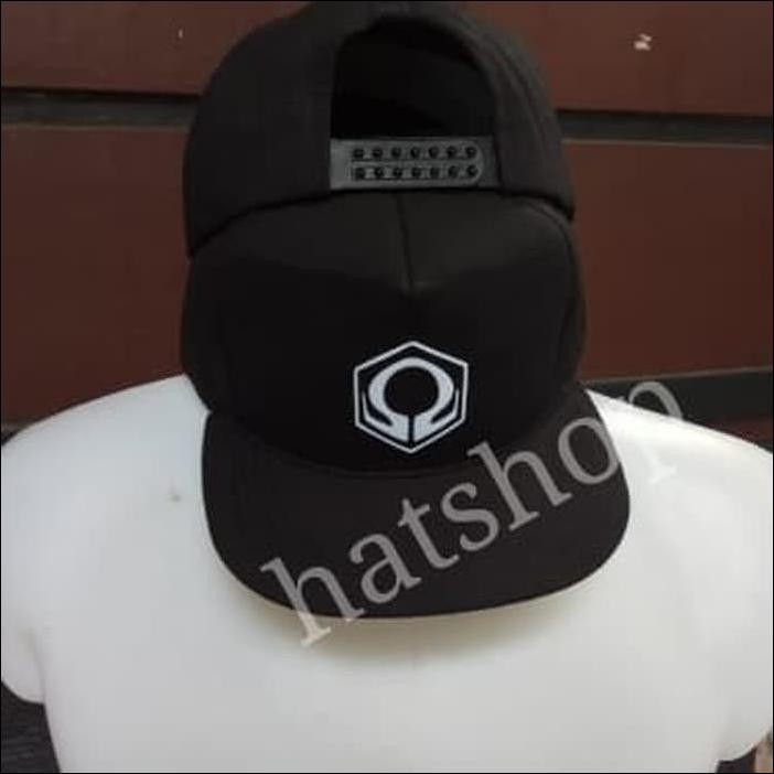 TOPI SNAPBACK HEXOMH HITAM - HATS 012
