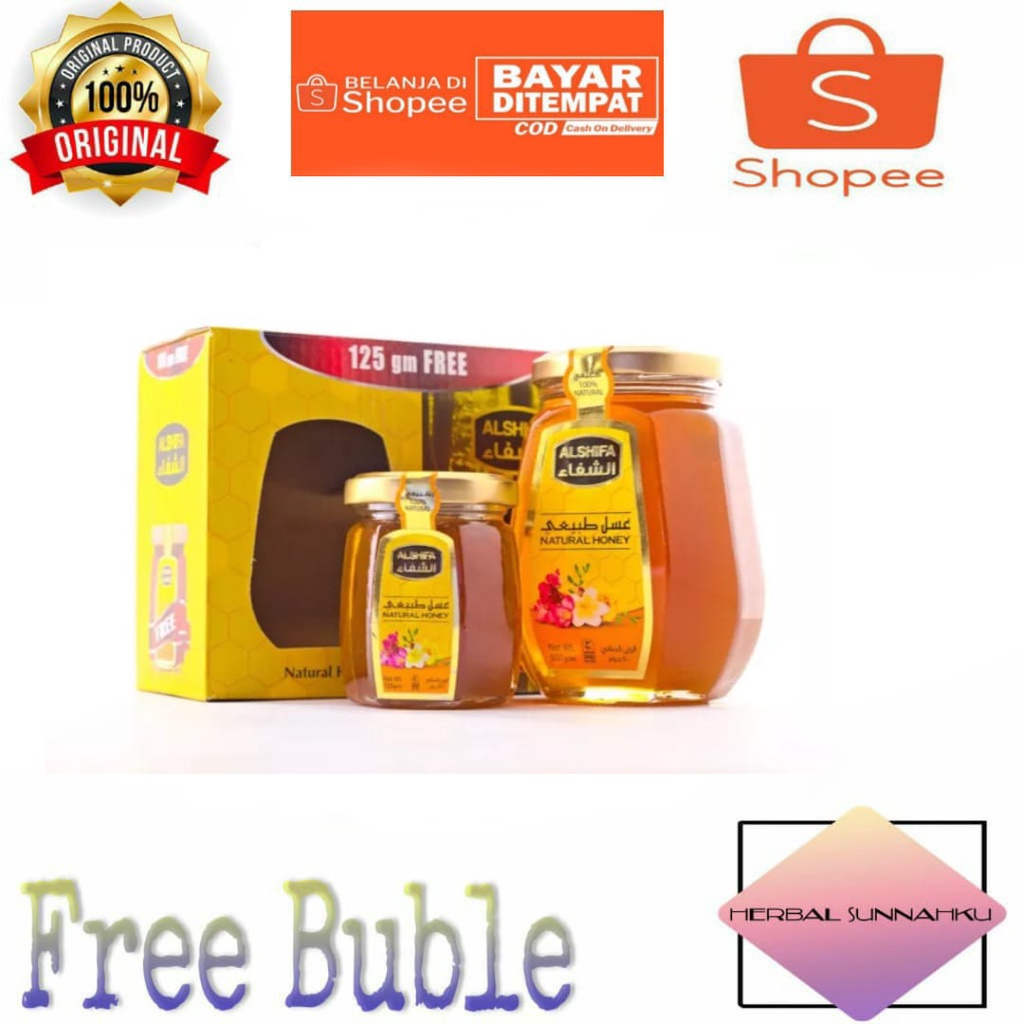 Madu Al Shifa 500gr Free Al Shifa 125gr OriginalMadu Alshifa 500gr Free 125gr