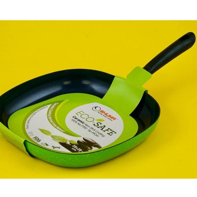 Eco Safe Nonstick Ceramic Grill Pan 28x28cm Shuma