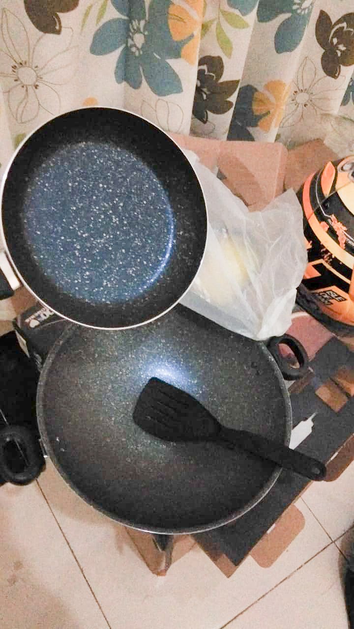 Wajan Teflon Galaxy 30 Cm Wok 22 Cm Fry Pan Maxim Gal2set