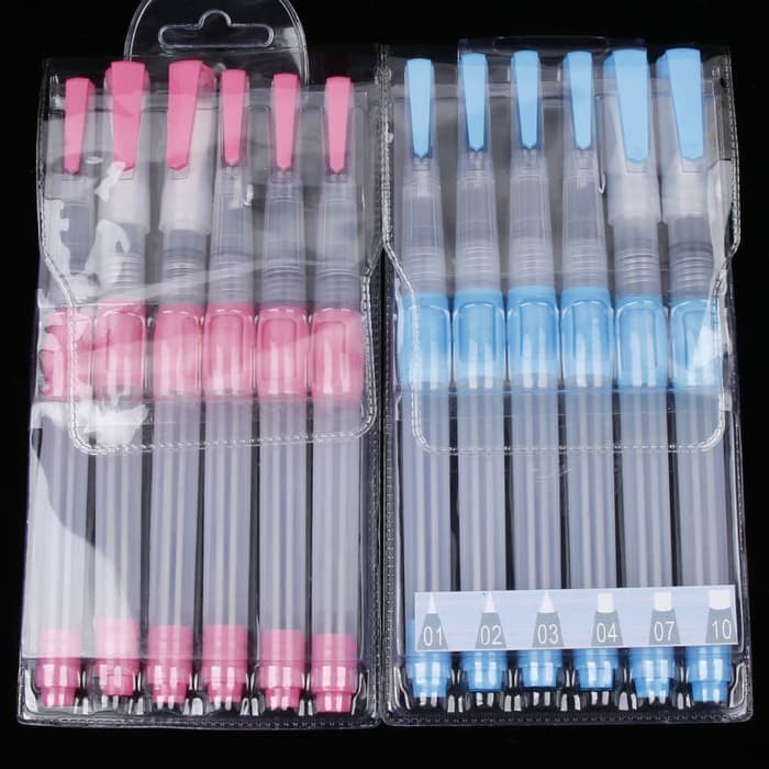 Calligraphy Soft Waterbrush Pen (6pcs)