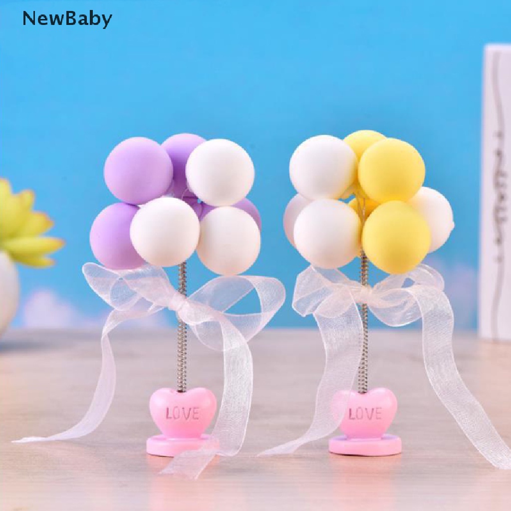 1 Ikat Balon Mini Bentuk Bulat Aneka Warna Untuk Dekorasi Micro Landscape