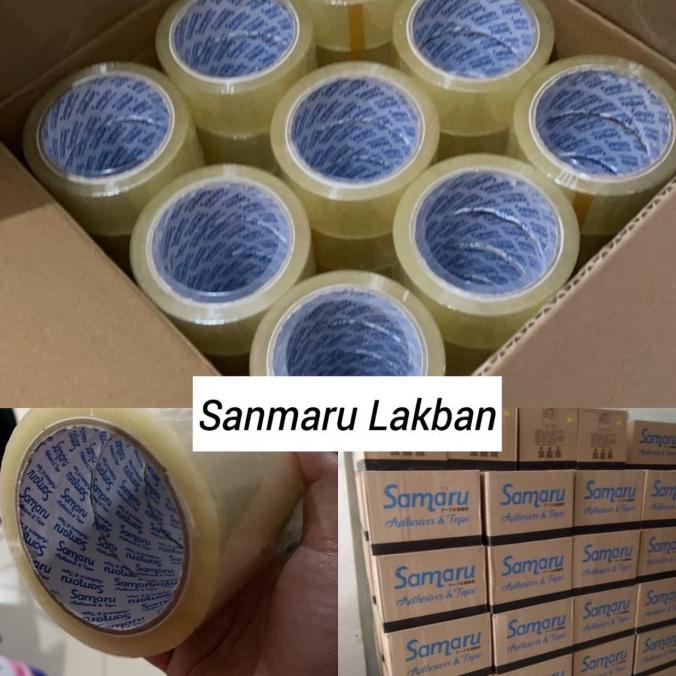 

LAKBAN BENING SAMARU TAPE 45 MM X 90 YARD - 6 Roll - 72 Roll (1 Dus) ---Termurah---