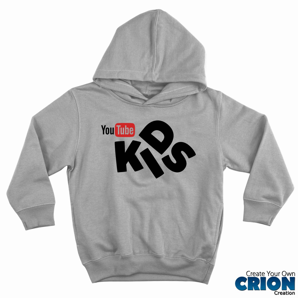 Jaket Sweater Hoodie Anak - YouTube Kids - By Crion