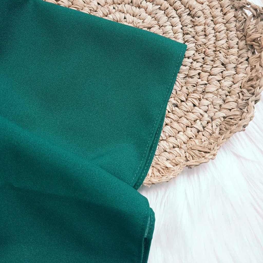 [PROMO] hijab pashmina sala osi BIG / pashmina instan / jilbab pasmina murah-L ZAMRUD