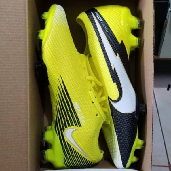 Sepatu Bola Nike Mercurial Vapor13 Elite Volt Black