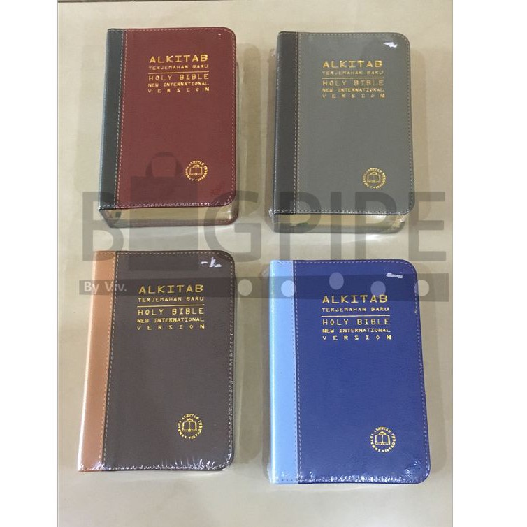 ( Buku ) [EDISI BARU] ALKITAB DWIBAHASA INDONESIA INGGRIS NIV COVER EKSKLUSIF