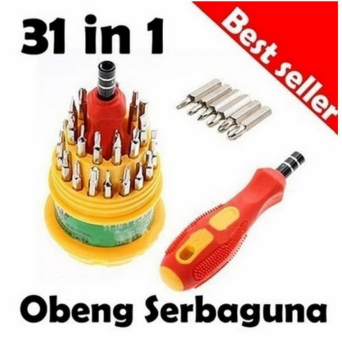 Obeng Set Multi 31 in 1 Screwdriver