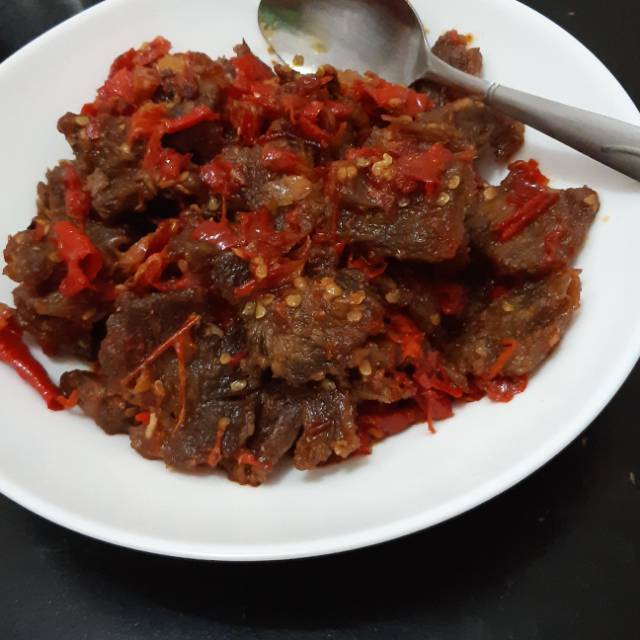 

Daging dengdeng balado