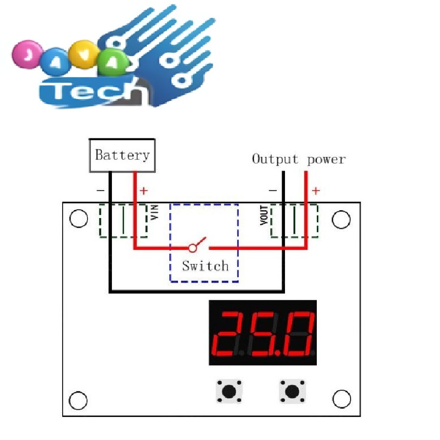 Modul XH-M609 LVD Low Voltage Disconnect Proteksi Over Discharge