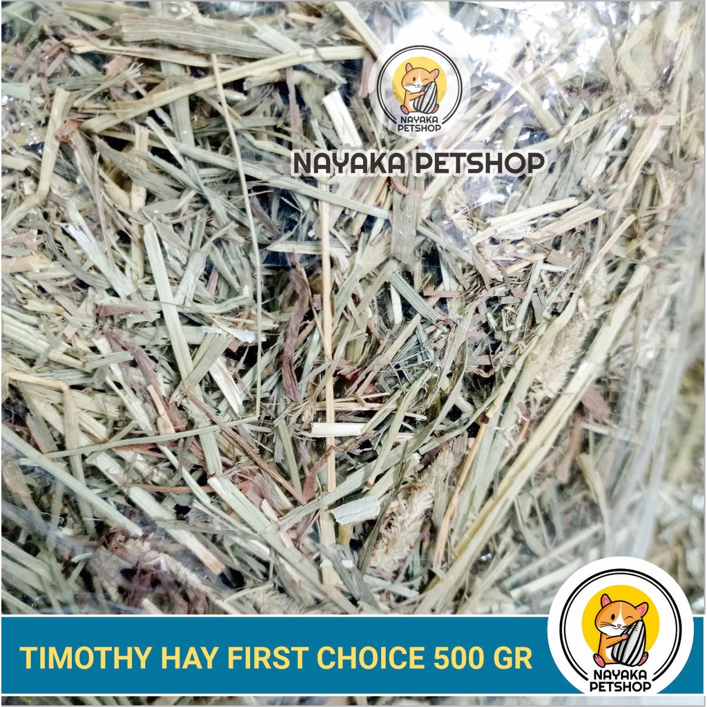 1st First Choice 500 gr Timothy Hay Kelinci Rumput Kering Makanan Rabbit Pakan Chinchilla Cemilan Marmut Food Grass Guinea Pig