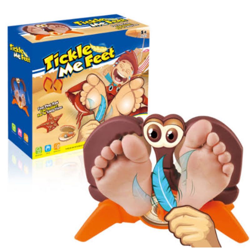 Mainan Gelitik Kaki - Tickle me feet board game - Mainan seru - Mainan rame rame