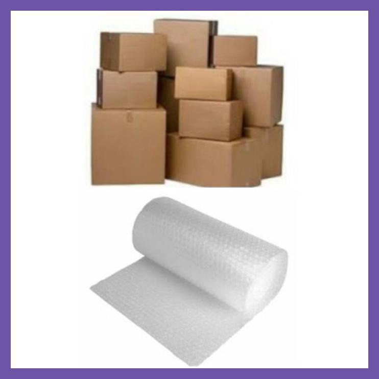 

KARDUS + BUBBLE WRAP / TAMBAHAN KOTAK DUS PACKINGAN + KEMASAN BUBBLE
