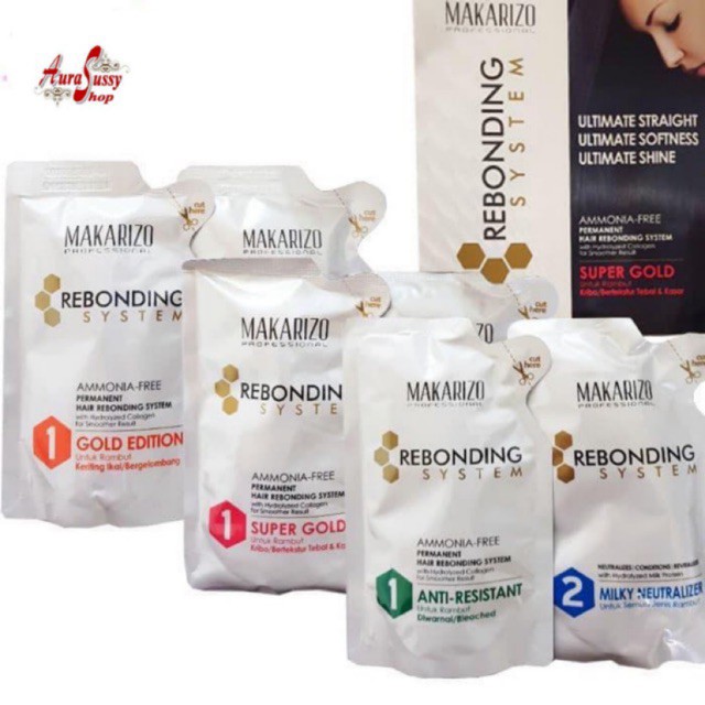 MAKARIZO Rebonding System Sachet 2x125ml