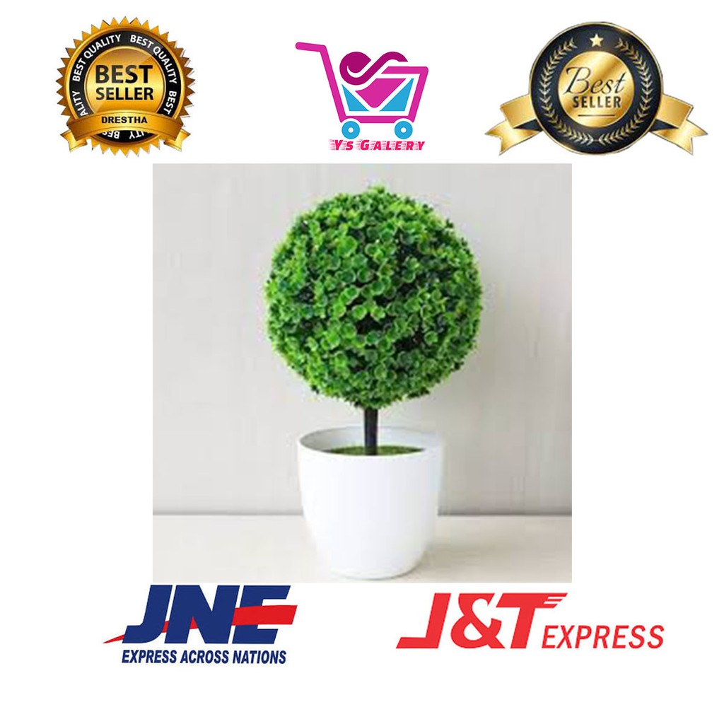 Rizkyonline88 ornamen pot bonsai tanaman bunga bonsai dekorasi rumah tanaman hias plastik murah