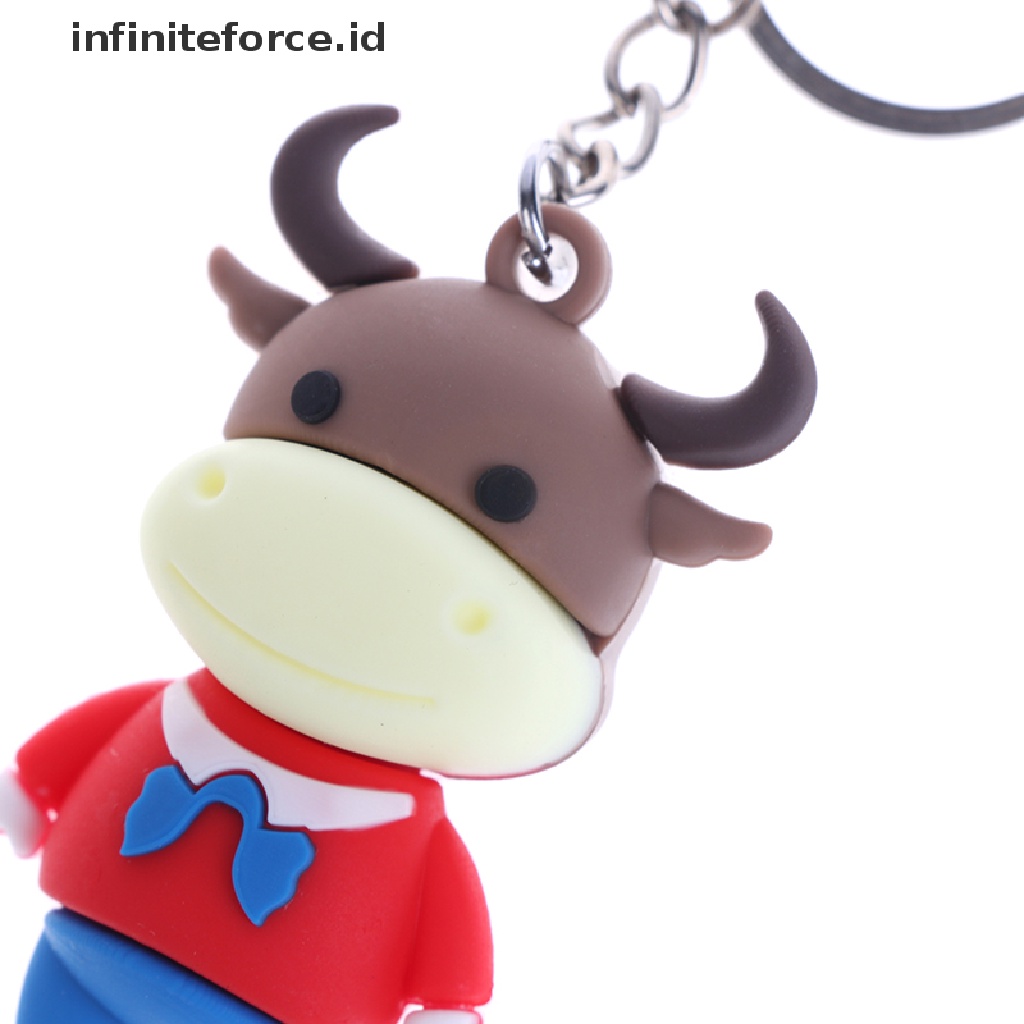 (Infiniteforce.Id) Gantungan Kunci Bentuk Boneka Sapi Tahun 2021