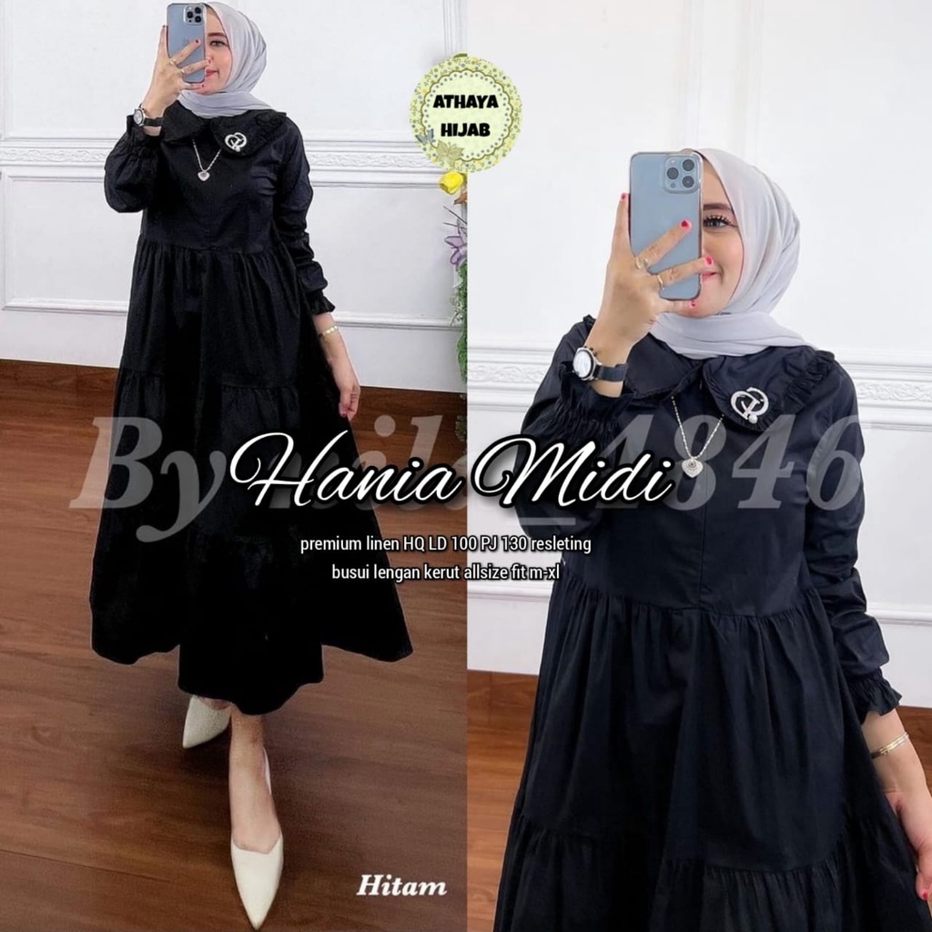 HANIA MIDI DRESS by ATHAYA  2306