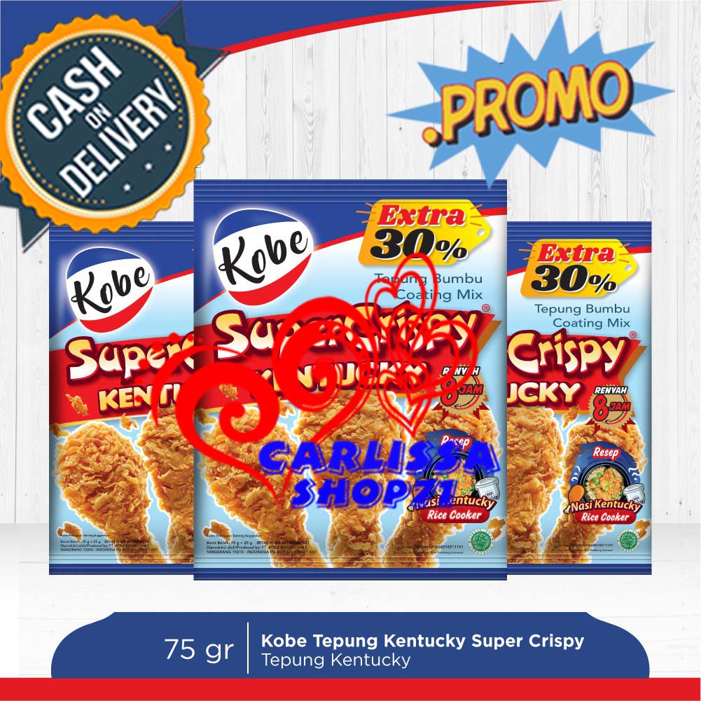 

Kobe Tepung Super Crispy Kentucky 75gr Harga Terjangkau