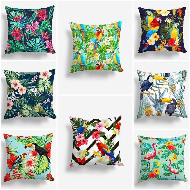 BANTAL SOFA PRINT MOTIF SUMMER BREEZE TROPICAL FOREST 40X40 CM