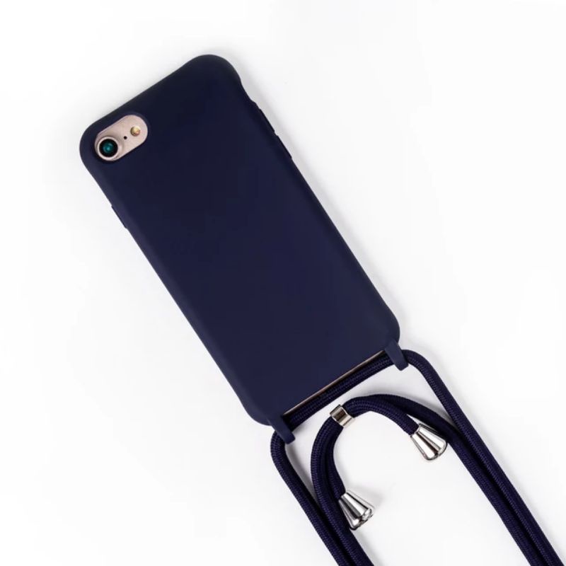 Tpu overseas liquid soft lanyard iphone XS max