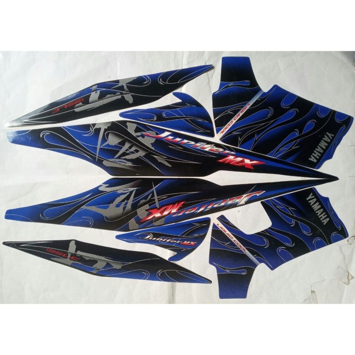 NEW stiker striping yamaha jupiter mx 2008 biru