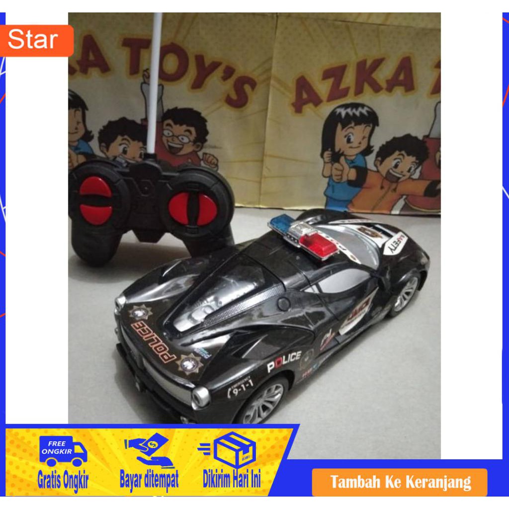 BAYAR DITEMPAT - MOBILE REMOTE CONTROL POLICE_MAINAN MOBIL REMOT KONTROL_MOBIL REMOT KONTROL MURAH