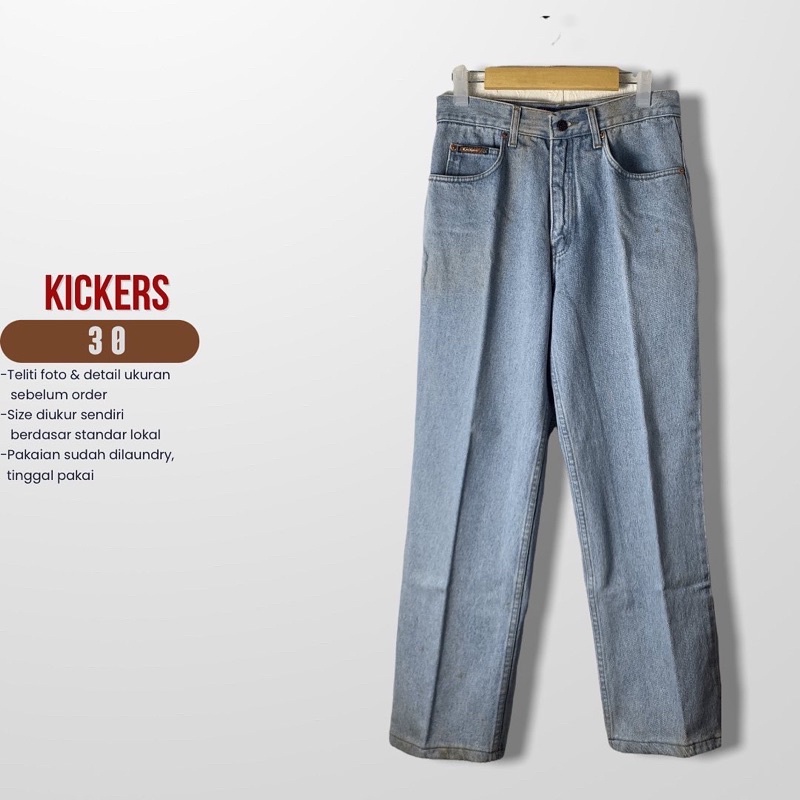 CELANA JEANS PRIA KICKERS SIZE 30