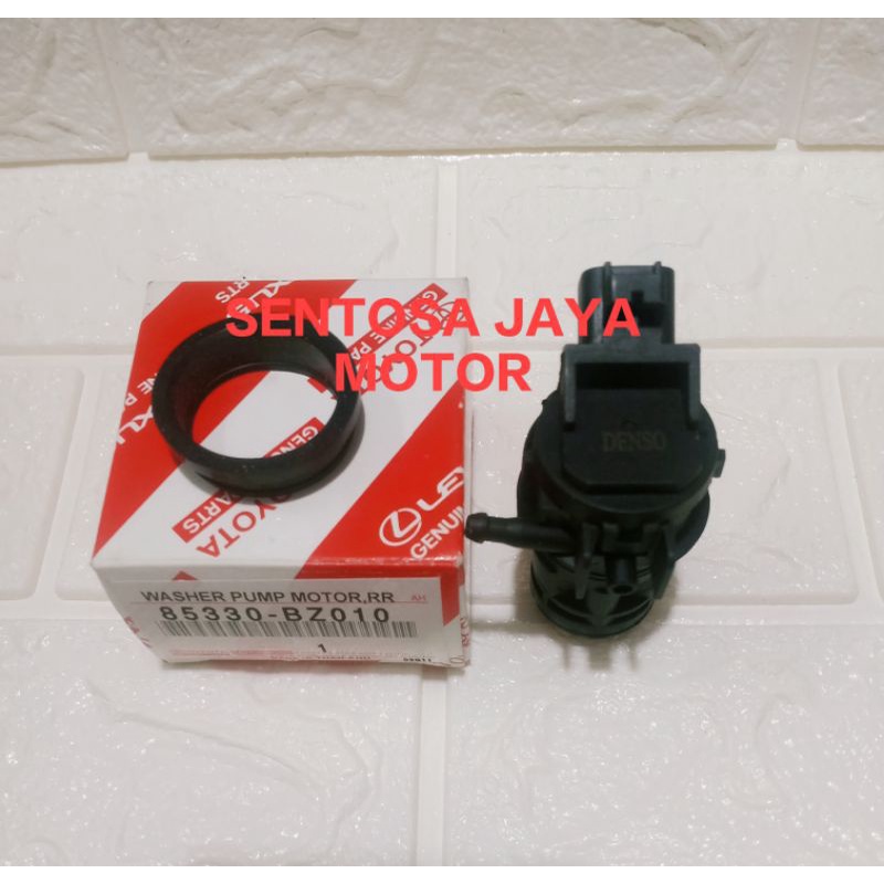 washer pump motor bealakng , pompa air wiper belakang,semprotan air belakang avanza xenia