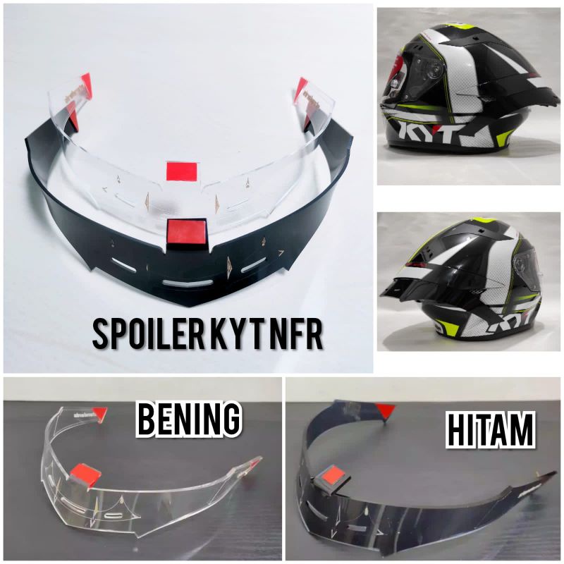 SPOILER KYT NFR PNP Kyt NFJ / Spoiler Helm Kyt NFR