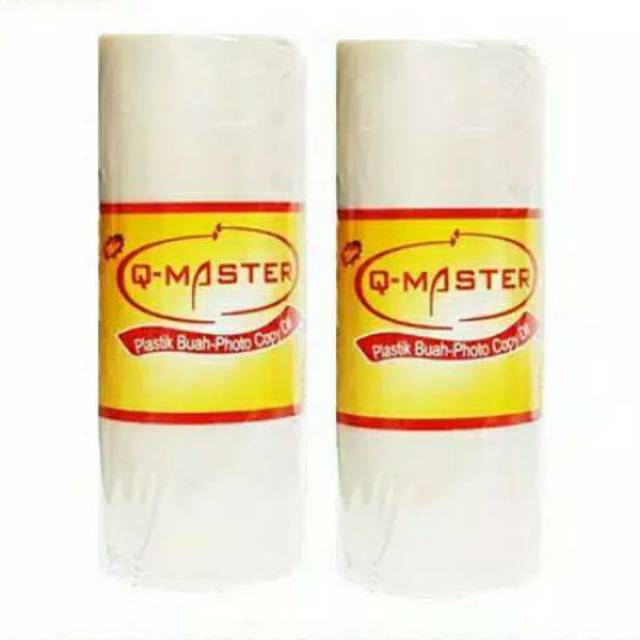 Plastik HD Roll / Plastik Buah &amp; Fotocopy Folio Q Master