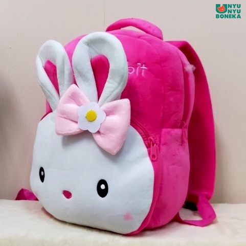 tas ransel anak konggi rabbit kelinci doraemon kucing animal backpack sekolah