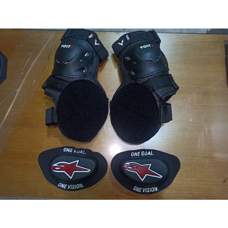 Termurah! Komine SK-652 Voltz Alpin estar Knee Protector + Sliding Pad Racing slider deker balap cornering roadrace kaki saja