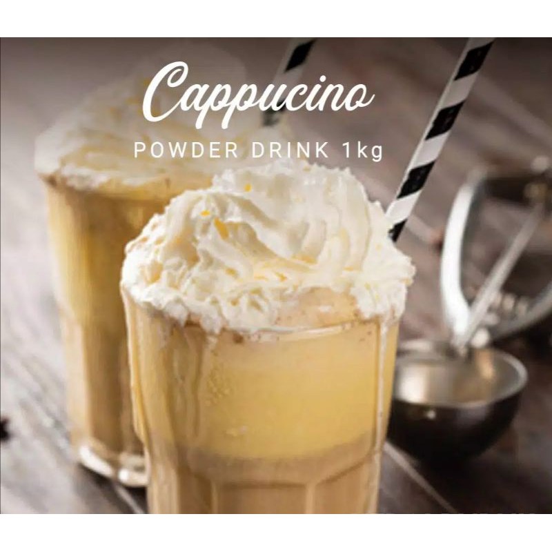 

Cappucino. bubuk minuman. HALAL & BPOM