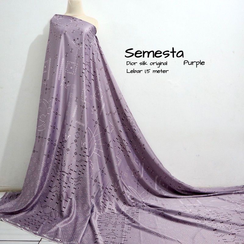 Kain DSilk motif Semesta Alam harga setengah meter