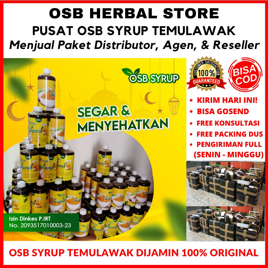 

OSB SYRUP TEMULAWAK ORIGINAL 100% ASLI HERBAL ALAMI