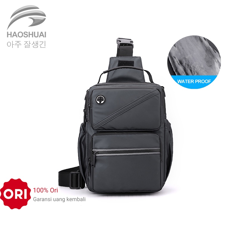 HAOSHUAI 1100-50 Tas Selempang Pria Tas Ransel Pria Waterproof WATCHKITE WKOS