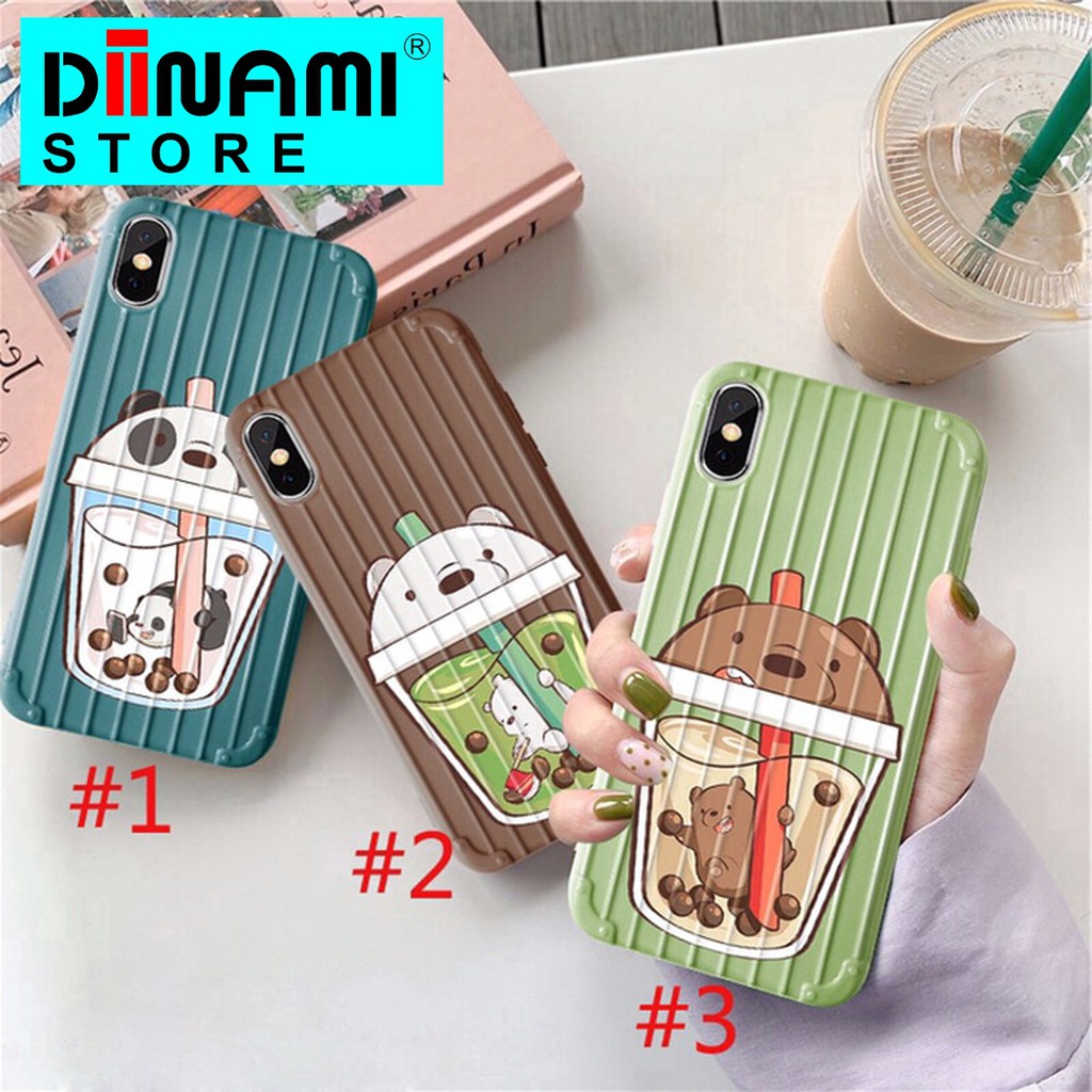 SOFTCASE WE BARE BEARS ALL TYPE  SAMSUNG OPPO VIVO XIAOMI REALME IPHONE DST1638