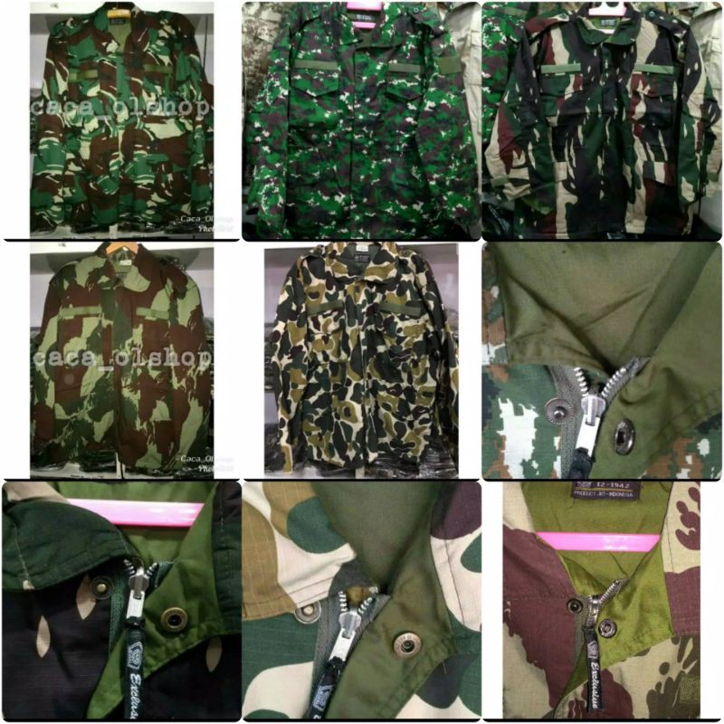 JAKET LORENG TNI POLRI ABRI MALVINAS KOPASUS NKRI KOSTRAD MARINIR KKO AR EXCLUSIVE BOLAK BALIK