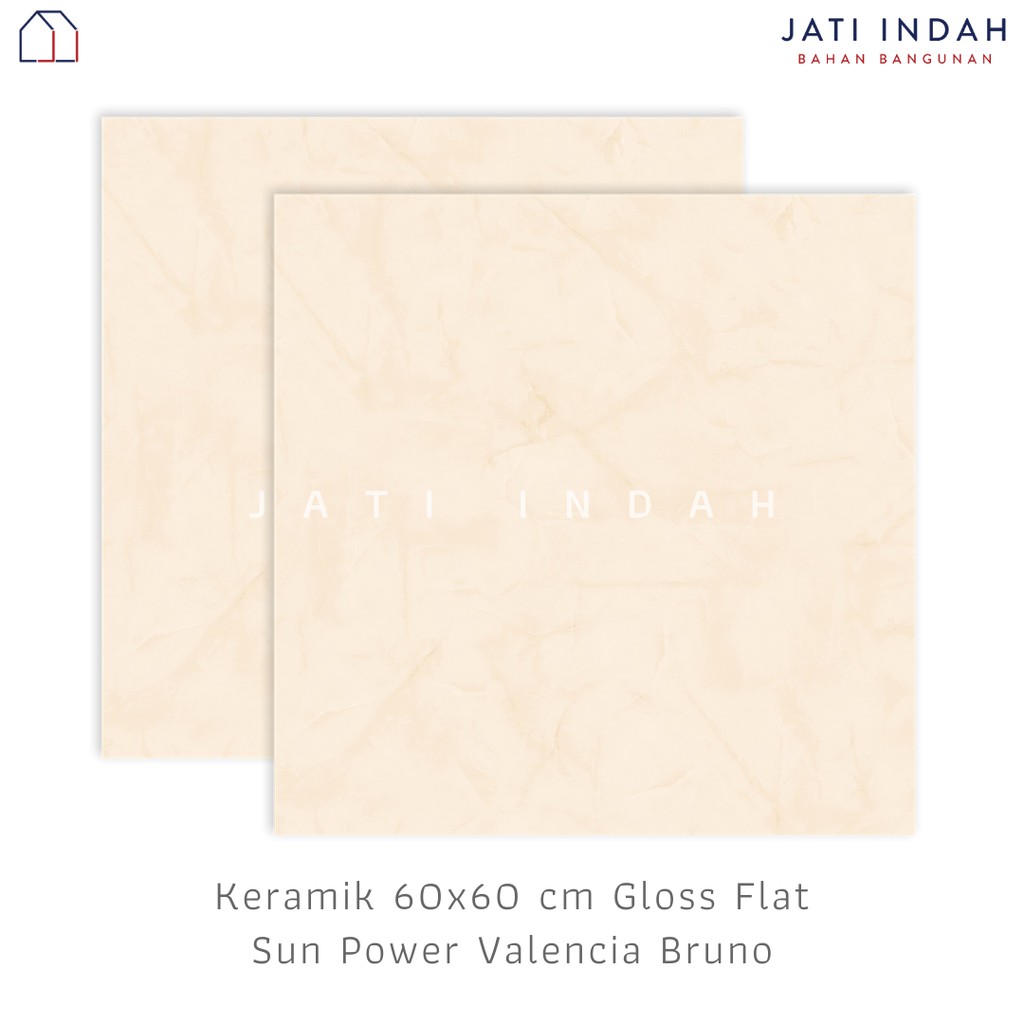 Keramik Lantai 60x60cm Cutting (Semi Granit) SUN POWER Valencia Bruno