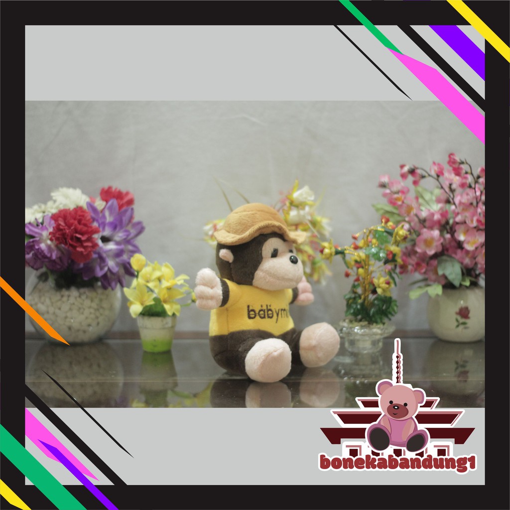 Boneka Animal Monyet Baby Millo Milo Lucu Mungil Nan Imut Shopee
