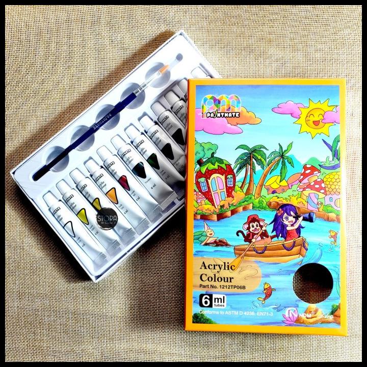 

Terbaru!!!! Cat Acrylic Ndm 6Ml Isi 12 Warna
