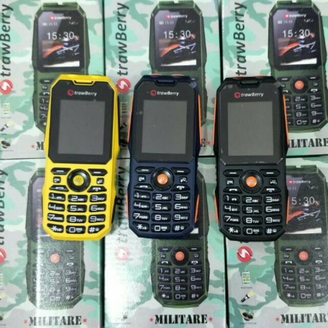 Hp Strawberry Militare ST11 / ST 11 Militer New 3 simcard