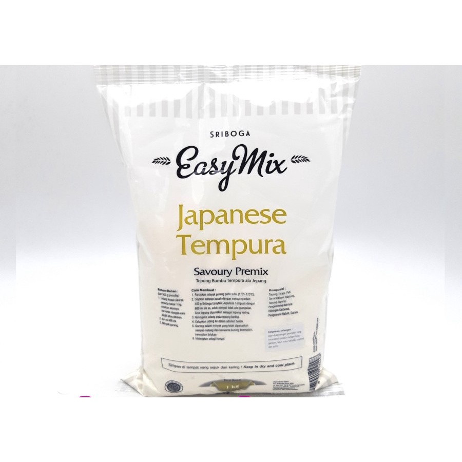 

SRIBOGA EASY MIX JAPANESE TEMPURA 1KG