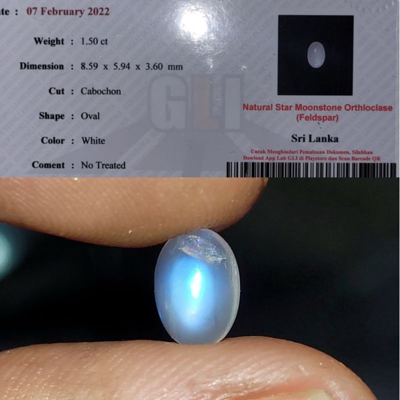 natural biduri bulan ceylon air laut moonstone srilanka memo