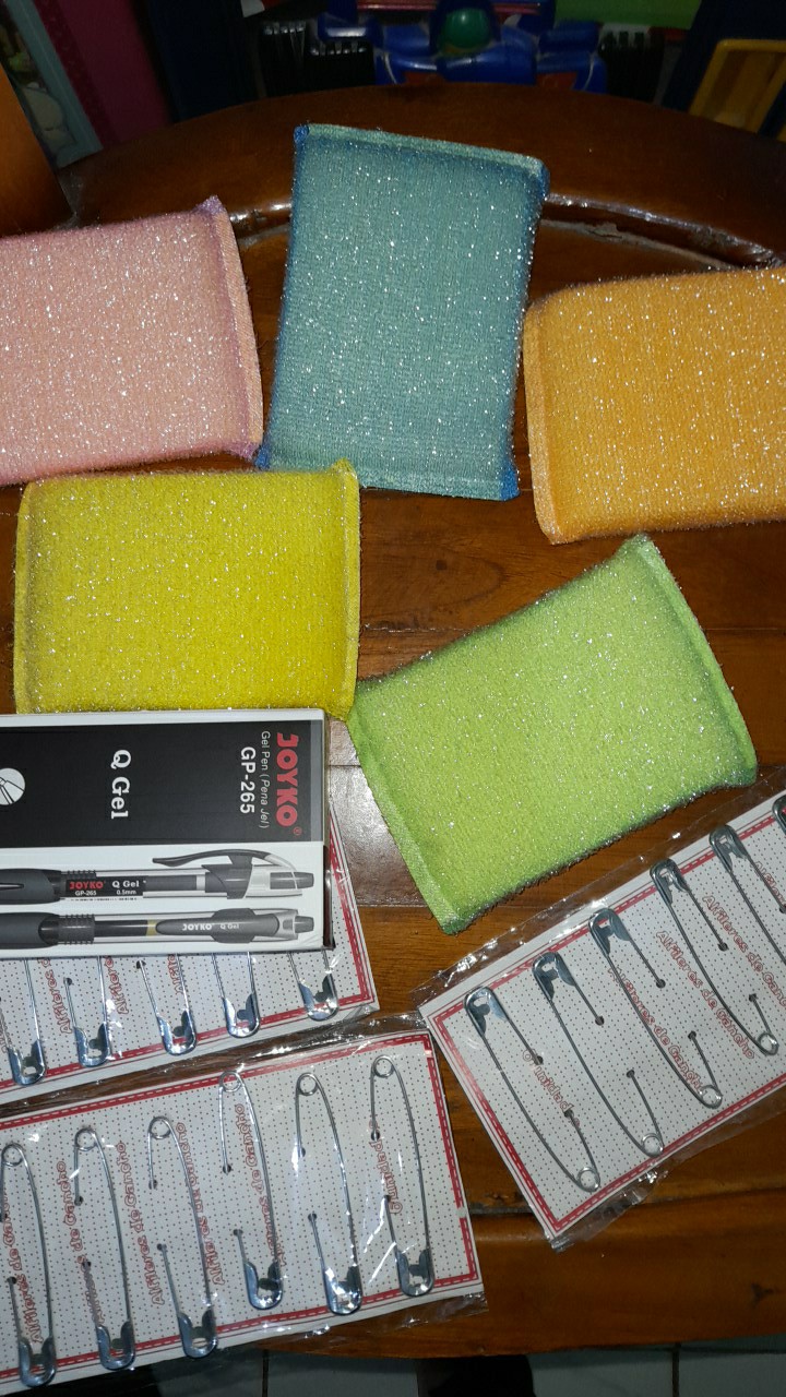 Sponge Pencuci Piring Isi 5 Pcs.