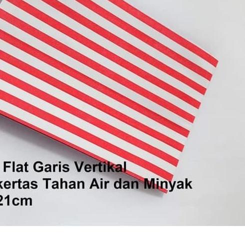 

✹ Paperbag Kantong Tahan Air Minyak vertikal RED 14x6x21cm(M) Foodgrade ➥
