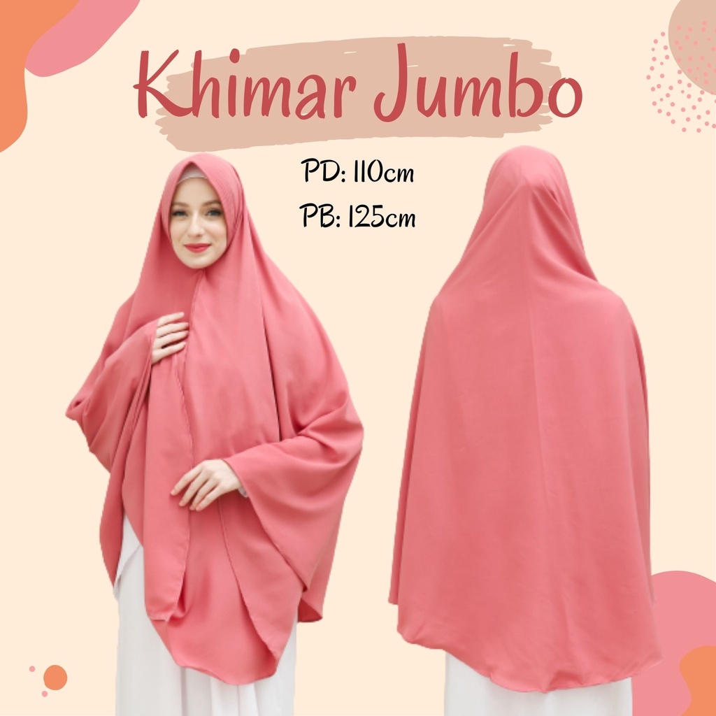 Jilbab Super jumbo Syari XXXL Wolfis Ped Antem